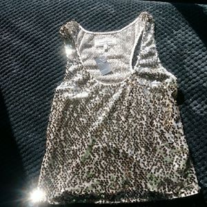 NEW Sequin sheer top